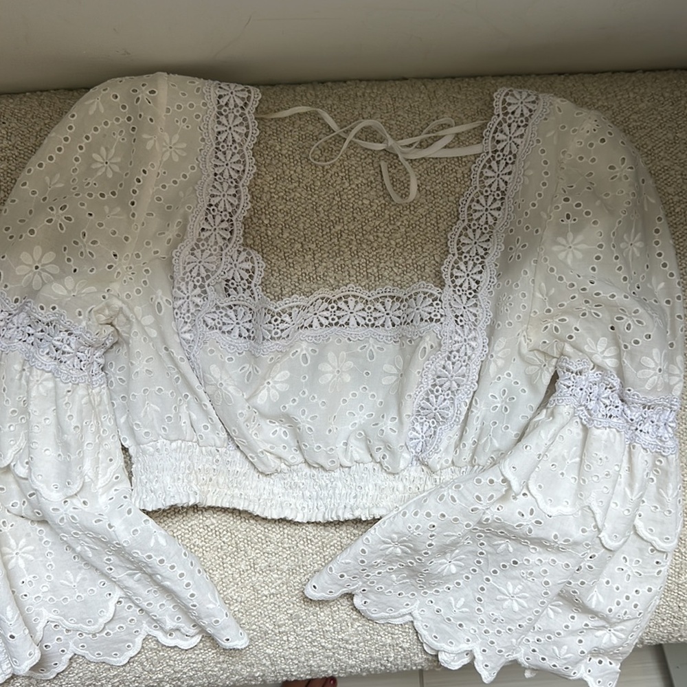 Charo Ruiz set size L, worn once, retails for ~$450 - Picture 2 of 8